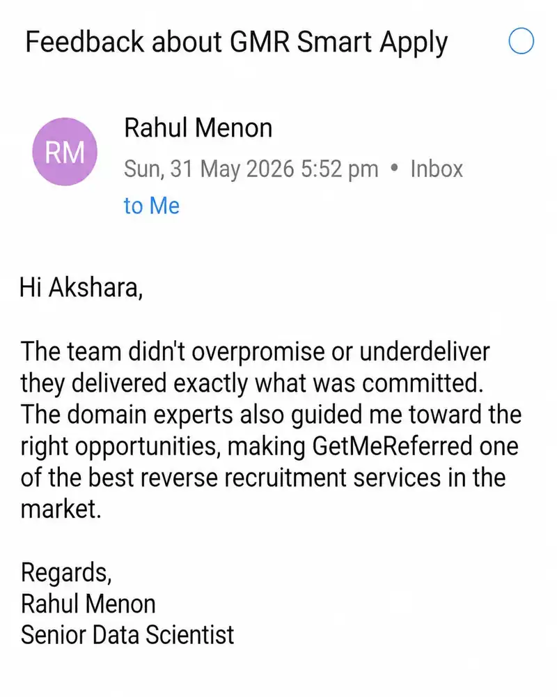 Smart Apply testimonial screenshot 3